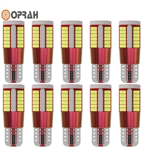 10X Bombillas LED Festoon 194 T10 W5W 168 5W5 haz blanco matrícula Canbus 57SMD - Imagen 1 de 9