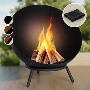 Cuenco de fuego Blumfeldt 66 cm acero chimenea terraza cesta de fuego jardín cuenco - Imagen 1 de 9