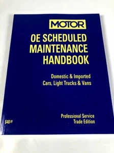 Manual de mantenimiento programado por MOTOR OE importación nacional coches camión manual libro - Imagen 1 de 9