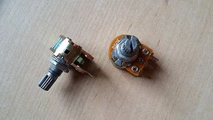 Lot de 2 potentiomètre 50K Stéréo B Lineaire Neufs 16mm - Picture 1 of 1