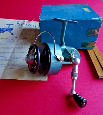 A SUPER LITTLE USED BOXED SAVOY 702 SPINNING REEL CIRCA 1950 - image 1 of 4