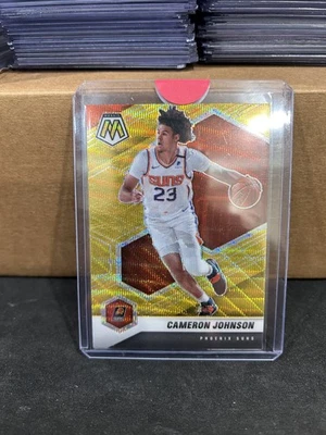 2020-21 Panini Mosaic - Cameron Johnson #172 Gold Wave Mosaic Prizm - Image 1 of 2