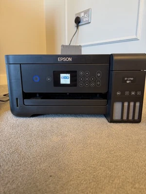 Epson EcoTank ET-2750 WiFi All-in-One Inkjet Printer C634A – Tested & Working - Image 1 of 4