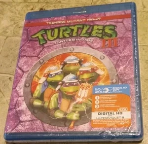 Teenage Mutant Ninja Turtles The Movie III: Turtles in Time Blu-Ray New Sealed - Foto 1 di 4