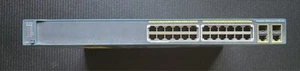 Cisco WS-C2960-24PC-L 24-Port PoE Network Switch – Used, Untested Ports - Picture 1 of 3