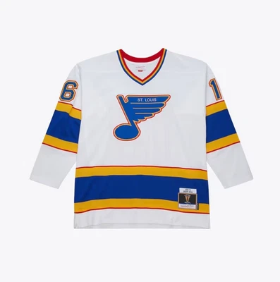 Mitchell & Ness St Louis Blues 1990/91 #16 Hockey Jersey New Mens Size 5XL $225