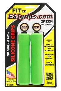 ESI Bar Grips MTB FIT XC Silicone Green One Size - Picture 1 of 1