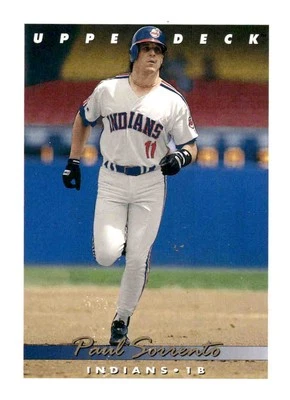 1993 Upper Deck #196 Paul Sorrento - Image 1 of 2