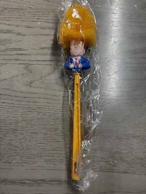 Donald Trump Toilet Brush - Funny Gag Gift Toilet Bowl Cleaner - Image 1 of 4