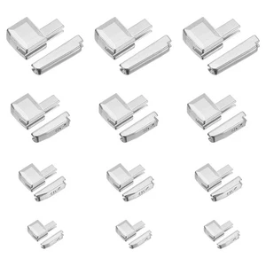 Kit de reparación de cremallera #3 #5 #8 #10 apto para chaqueta (12 pares, plateado) - Imagen 1 de 7