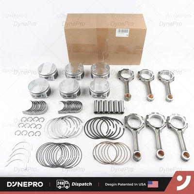 VQ35DE Engine Rebuild Kit Rods Pistons For Infiniti FX35 G35 Nissan 350Z 3.5L - Image 1 of 4