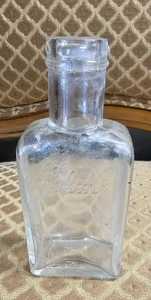 Vintage Elmo Klarglas Flasche 4 Flüssigunzen Sammlerstück - Bild 1 von 7