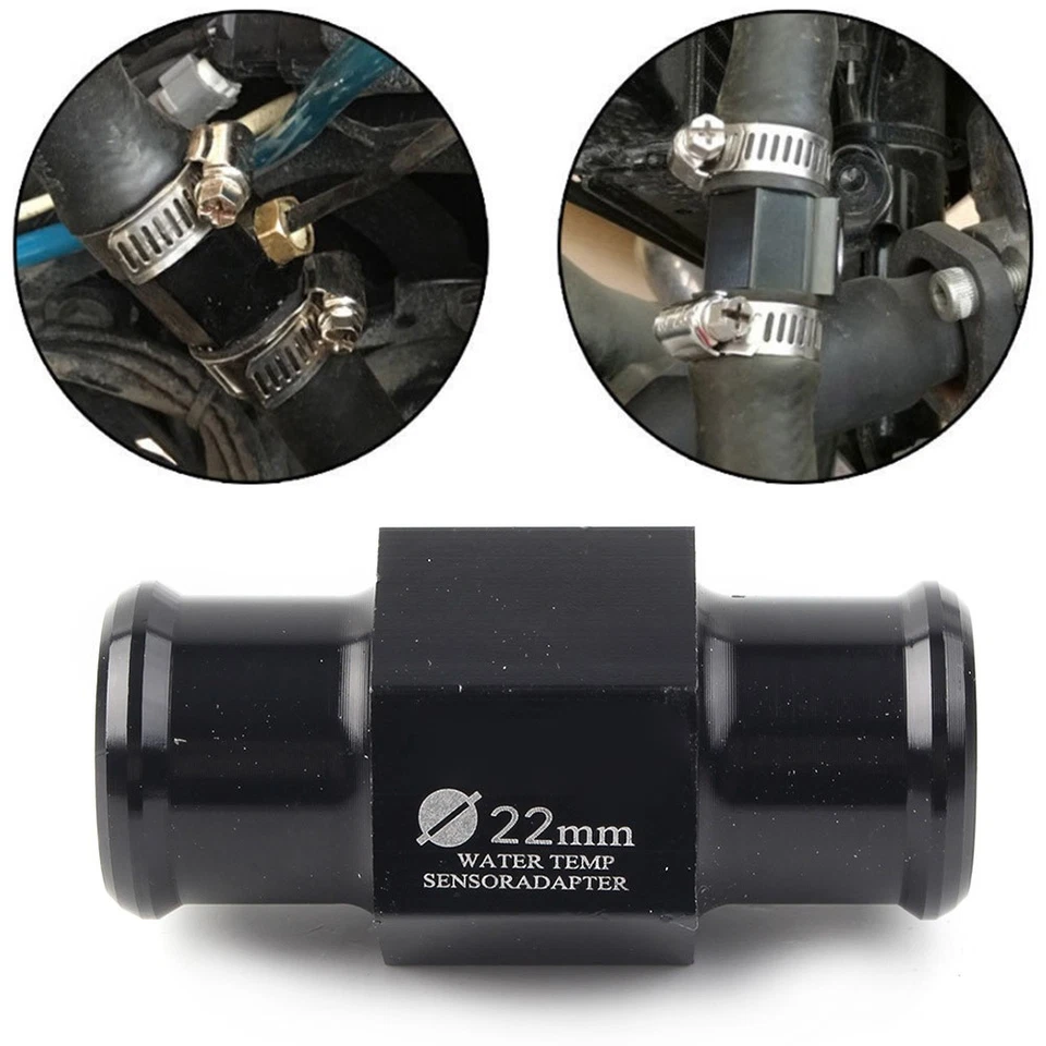 22mm Water Temperature Joint Pipe Gauge Meter Radiator Sensor Hose Adapter - Image 1 of 4