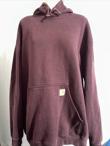 Carhartt Loose Fit Hoodie Sweatshirt Herren Gr. 2XL weinrot - Bild 1 von 9