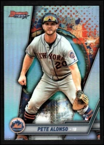 Bowman's Best Refractors #32 2019 Pete Alonso Mets novato - casi nuevo-como nuevo - Imagen 1 de 1