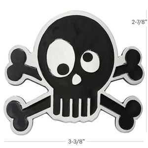 Goth Rock Totenkopf Gürtelschnalle Kooky Skelett Gesicht, Punk Style mit Haltung Neu - Bild 1 von 1