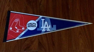 2018 World Series Duel Pennant Boston Red Sox Los Angeles Dodgers FREESHIP - Picture 1 of 1