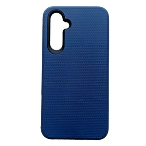 Samsung Galaxy A54 Dotted Drop-Protection Plastic Hard Case Navy Blue - Photo 1 sur 2