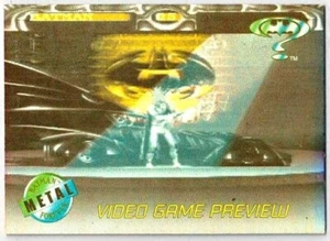 Batman Forever Metal: Tarjeta de punta de videojuego A-1 1995 Fleer - Imagen 1 de 1