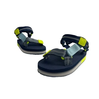 Zara Boy Toddler Navy Straped Sandals Sz 26 - Image 1 of 4