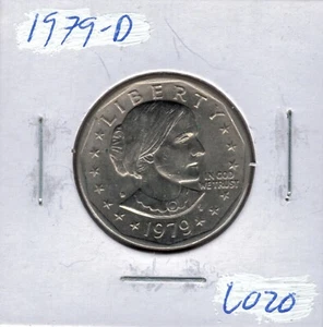 1979 D Susan B Anthony Dollar L020 - Picture 1 of 4