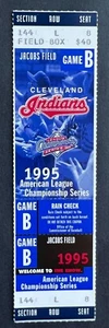 Boleto del Juego 4 de la ALCS 1995 Seattle Mariners vs Cleveland Indians 14/10/95 - Imagen 1 de 1