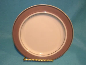 The Cellar Coville Bread Plate, Brown Rim, 7" - Picture 1 of 2