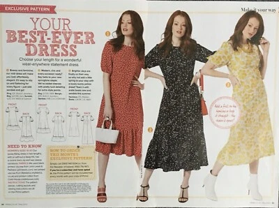 PRIMA SEWING PATTERN LOOSE-FITTING DRESS IN TWO LENGTHS TO FIT SIZES 10 - 20 - Image 1 of 3