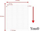 Yens®  500 Sheets 40000 Labels 80up  Address Labels  Size 5167