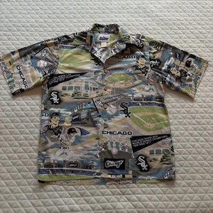 Reyn Spooner Chicago White Fox World Series 2005 MLB Shirt Men’s Small Baseball - Picture 1 of 12