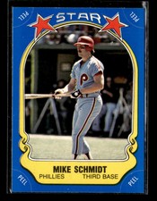 1981 Fleer Star Stickers Mike Schmidt #NNO