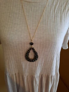 Lane Bryant Teardrop Pendant Necklace - Picture 1 of 7