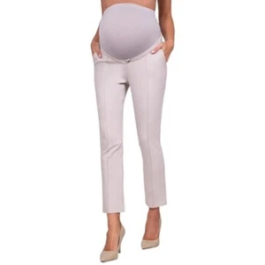 NEW Seraphine Size 14 Maternity Dress Pants Cressida Taupe Career Office - Picture 1 of 12