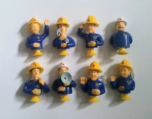 FIREMAN SAM FIREFIGHTERS FIGURINES SET - FIGURES COLLECTIBLES MINIATURES - Picture 1 of 1