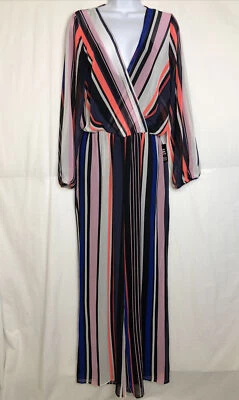 Express женщин в полоску длинным рукавом чистый комбинезон размер M новый с Ярлыками - Изображение 1 из 2