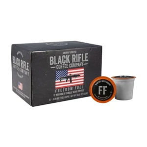 Freedom Fuel Dark Roast Coffee Pods, Bold Flavor, Supports Veterans, 12-Count - Picture 1 of 5