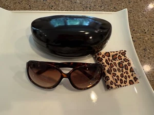 JOAN RIVERS Tortoise Shell Sunglasses w/ Rhinestone TORTOISE - Picture 1 of 2