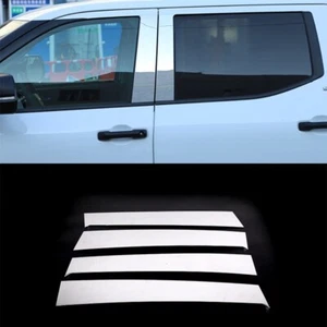 For Toyota Tundra 2022 Car Accessories Middle Window Pillar Cover Trim Sticker - Picture 1 of 10
