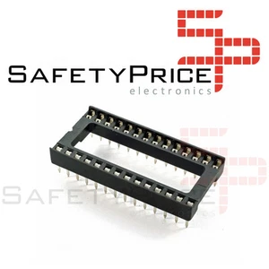 5x Zocalo integrado 28 PINs DIP 28 Socket doble contacto 0,6" (15,24 mm) REF0020 - Imagen 1 de 1