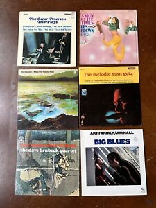 Lot Of 60s 70s Jazz LPs Brubeck Art Farmer Jim Hall Stan Getz Paul Desmond