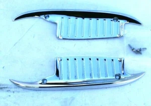 1965 1966 Impala Chevy Impala Bel Air Chrome 2 Door only Handle Scratch Guards - Picture 1 of 4