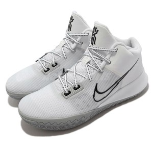 all white kyrie flytrap