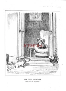 Pierre LAVAL (Vichy France) "The New Favourite' 1942 Punch Cartoon Print 700/15 - Picture 1 of 1