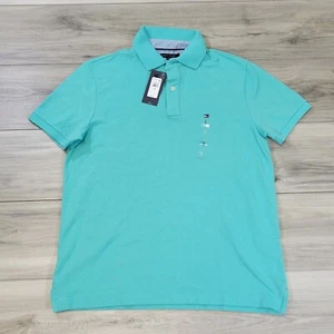 Tommy Hilfiger Polo Shirt Men's Small FA Coral Custom Fit New - Picture 1 of 9