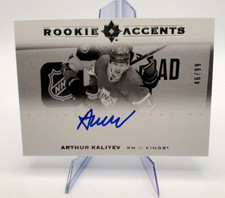 2020-21 Upper Deck Ultimate Collection Accents /99 Arthur Kaliyev Rookie Auto RC