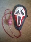 Scream Movie Ghost Face Bleeding Mask Heart Blood Pump Vtg Halloween Horror A