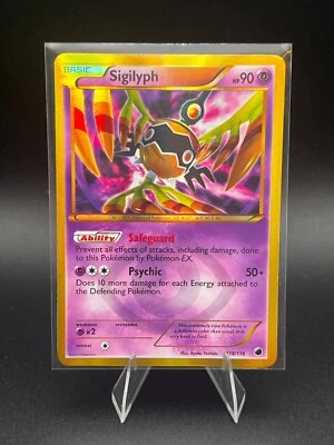 Pokémon TCG Sigilyph 118/116- Black & White Plasma Freeze Secret Rare - NM - Image 1 of 4