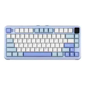 Ends 6/9 11AM PST! Mechlands Vibe 75 V2 Keyboard White/Blue - Photo 1/4