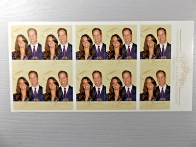ROYAL WEDDING 2011 set of 10 x 60 cent Stamps  - Image 1 of 3