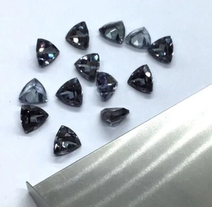 Trillion Alexandrite Gemstone AAA Synthetic Crystal Nano Size 6mm to 12mm - Picture 1 of 24